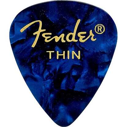 Fender 351 Shape Premium Thin Blue - 12 Pack plektrum
