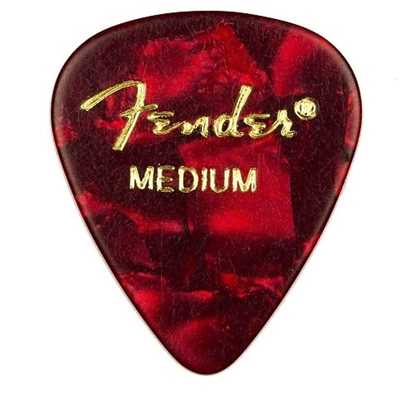 Fender 351 Shape Premium Medium Red - 12 Pack plektrum