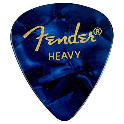 Fender 351 Shape Premium Heavy Blue - 12 Pack plektrum