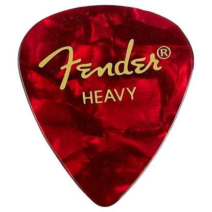 Fender 351 Shape Premium Heavy Red - 12 Pack plektrum