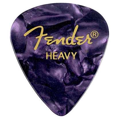 Fender 351 Shape Premium Heavy Purple - 12 Pack plektrum