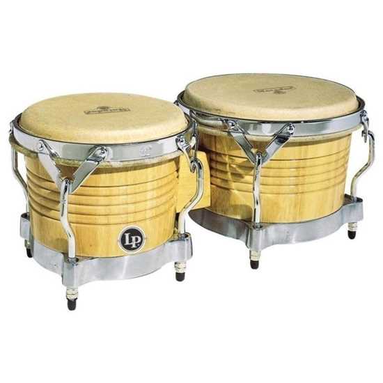 Latin Percussion Bongos Matador Natural Chrome M201AWC