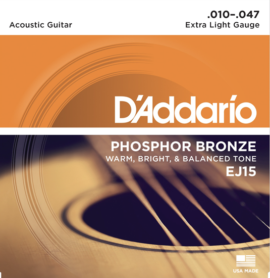 D'Addario EJ15 Phospor Bronze