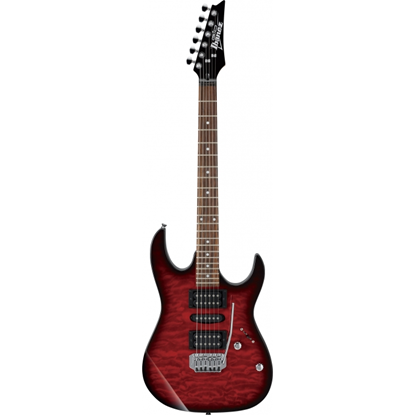 Ibanez GRX70QA-TRB Transparent Red Burst