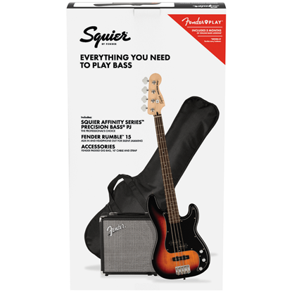 Squier Affinity Series™ Precision Bass® PJ Pack 3-Color