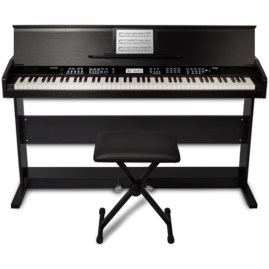 Alesis Virtue 88-Key Digital Piano With Stand And Adjustable Bench