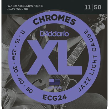 D'Addario ECG24 Chromes Jazz Light