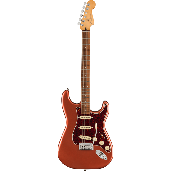 Fender Player Plus Stratocaster® Pau Ferro Fingerboard Aged Candy Apple Red