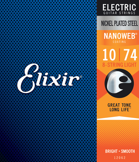 Bild på Elixir Nanoweb® 8-String 10-74 Light