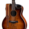 Taylor Spring Vine 2.5" Leather Guitar Strap Medium Brown