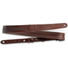 Taylor Slim 1.5" Leather Guitar Strap Chocolate Brown