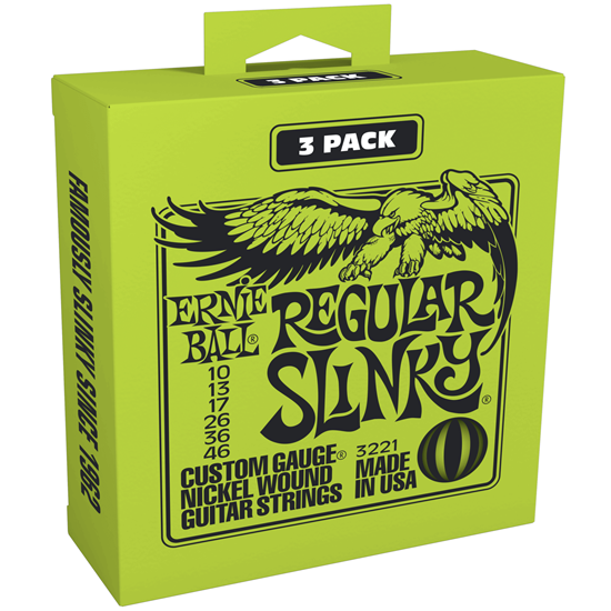 Ernie Ball 3221 Regular Slinky 3-Pack