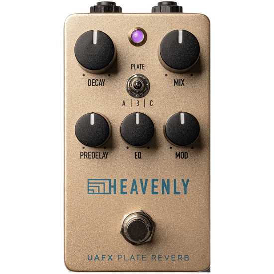 Universal Audio UAFX Heavenly Plate Reverb effektpedal för gitarr och bas